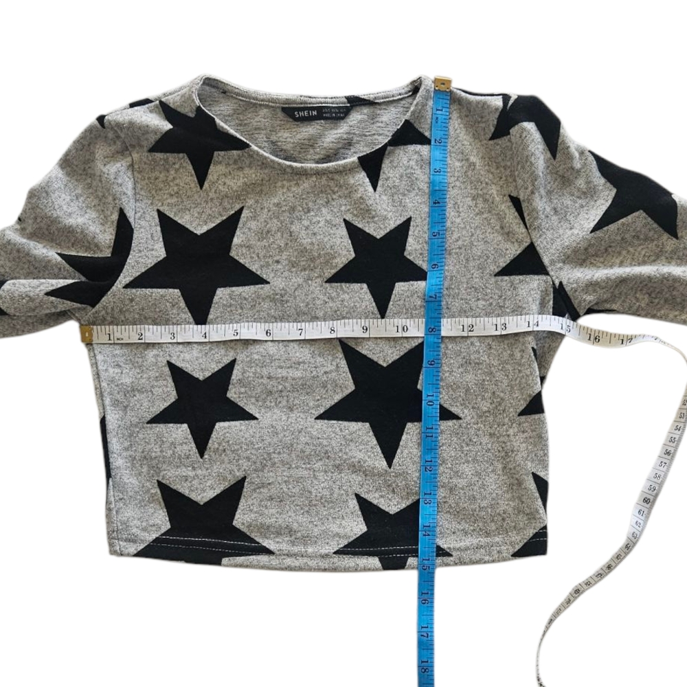 Star Patterned Gray Skirt Set - Picture 7 of 10